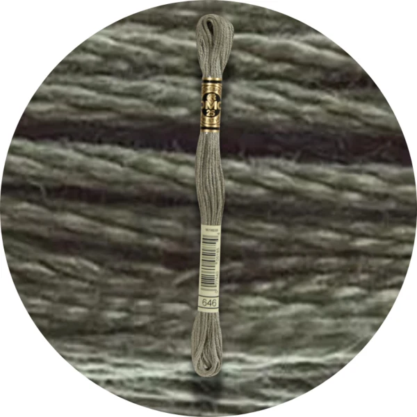 DMC Mouliné Spécial 25 Broderigarn, Ensfarvet, Neutrale nuancer